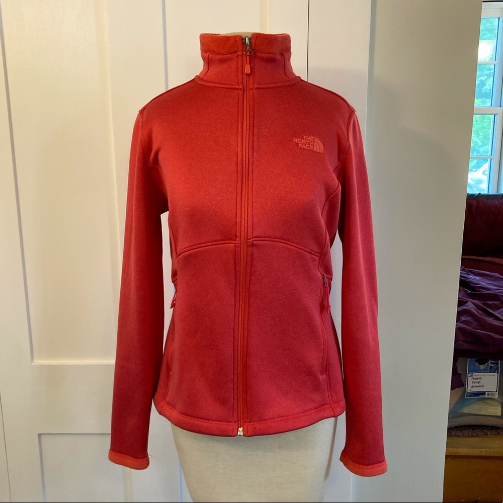 North Face Zip Up Women’s size Small Coral Pink